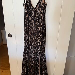 Elegant Black Lace Gown